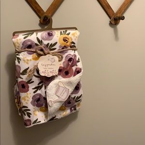 Floral baby blanket
